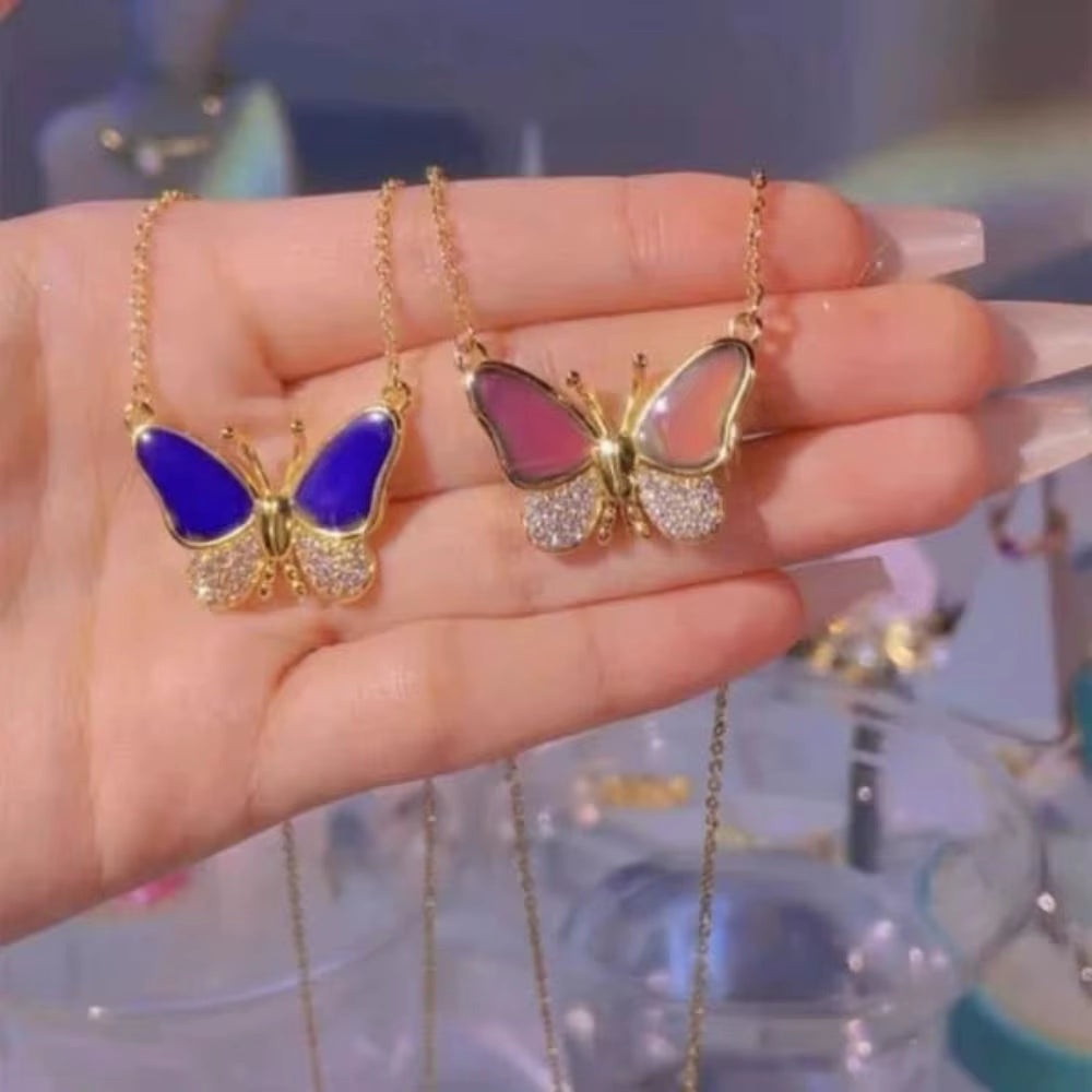 Chromawings™ Color Changing Butterfly Necklace – Where Magic Meets Meaning