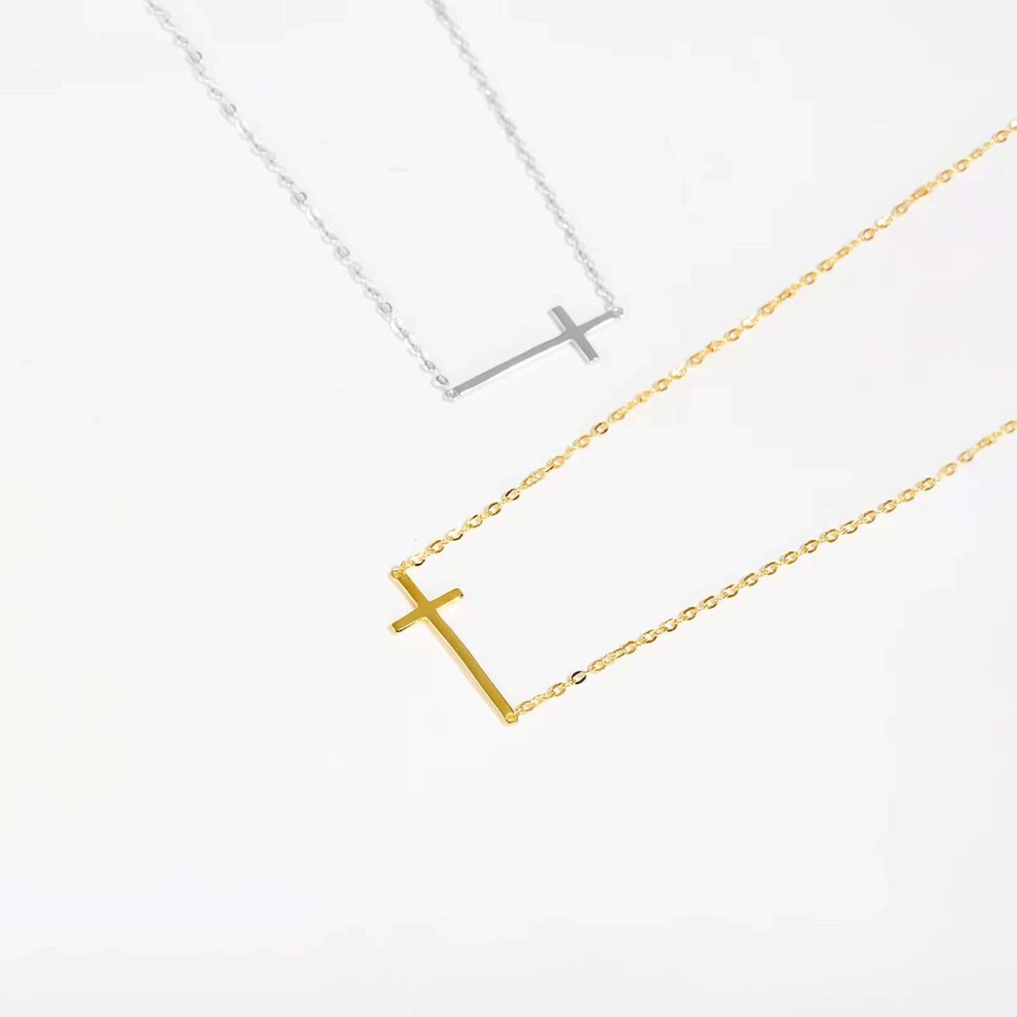 Puregrace™ 925 Sterling Silver Cross Necklace – Timeless Elegance, Redefined