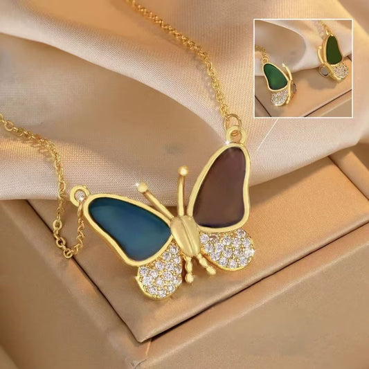 Chromawings™ Color Changing Butterfly Necklace – Where Magic Meets Meaning